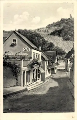 Ak Kröv an der Mosel, Café Schneiders Bäckerei und Konditorei