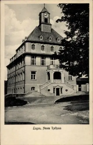 Ak Lugau im Erzgebirge,  Neues Rathaus