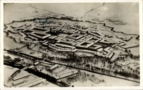 Ak Josefov nad Metují Josefstadt Jaroměř Jermer Reg. Königgrätz, Fliegeraufnahme, Baracken