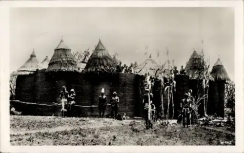Ak Dahomey Benin, Burg eines Häuptlings