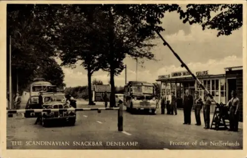 Ak Denekamp Overijssel Niederlande, Grenzübergang Dänemark