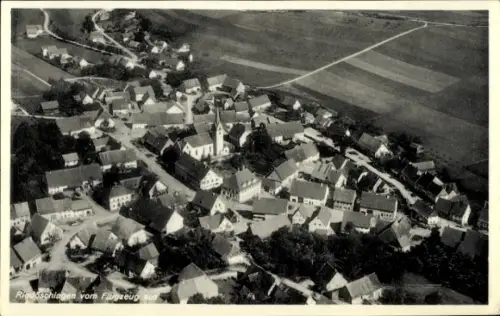 Ak Riedöschingen Blumberg am Schwarzwald, Luftaufnahme