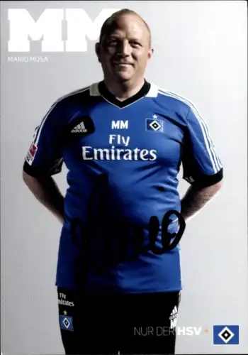 Autogrammkarte Zeugwart Mario Moser, Hamburger SV, Autogramm