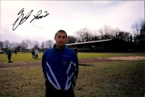 Autogrammkarte Fußballer Özkan Gümüş, Hamburger SV, Autogramm