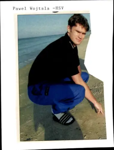 Autogrammkarte Fußballer Pawel Wojtala, Hamburger SV, Autogramm