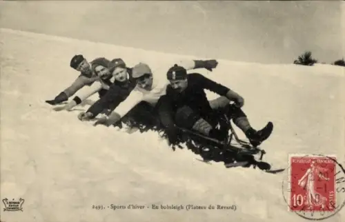 Ak Wintersport, Bobsleighfahrt, Schnee