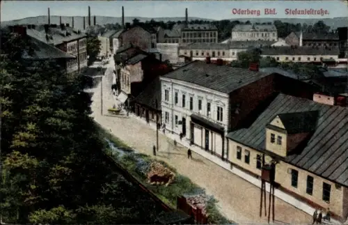 Ak Oderberg Mährisch Schlesien, Stefaniestraße, Bohumin