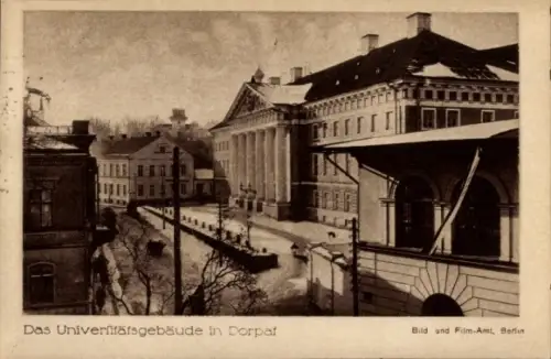 Ak Tartu Dorpat Estland, Das Universitätsgebäude