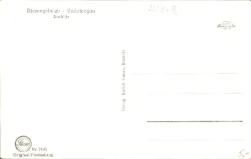Ak Rokytnice nad Jizerou Rochlitz Iser Riesengebirge Region Reichenberg, Panorama