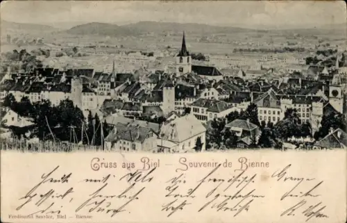 Litho Biel Bienne Kt. Bern, Gesamtansicht