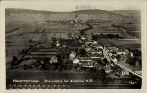 Ak Ranzelsdorf bei Abstetten Sieghartskirchen in Niederösterreich, Gesamtansicht