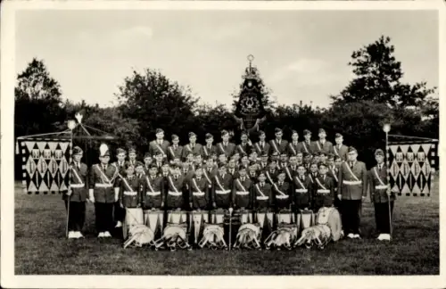 Ak Arnhem Gelderland Niederlande, Trommelhornbläser- und Pfeiferverband