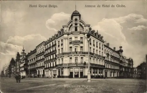Ak Oostende Ostende Westflandern, Hotel Royal Belge, Annexe de Hotel du Globe