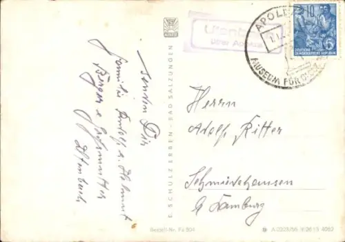 Ak Glückwunsch Neujahr, Winterlandschaft