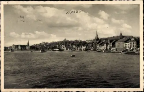 Ak Flensburg in Schleswig Holstein, Hafen