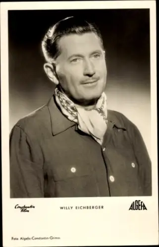 Ak Schauspieler Willy Eichberger, Portrait, Autogramm, Halstuch, Liebeserwachen