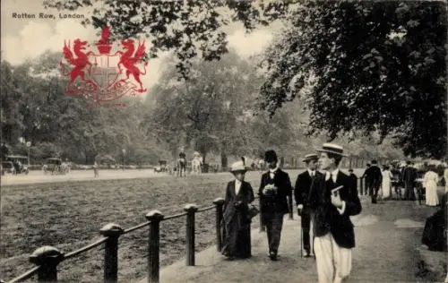 Ak London City England, Rotten Row