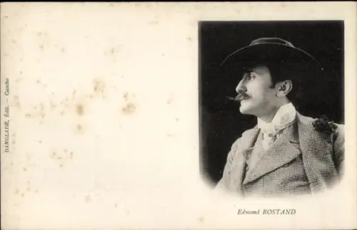 Ak Schriftsteller Edmond Rostand, Portrait