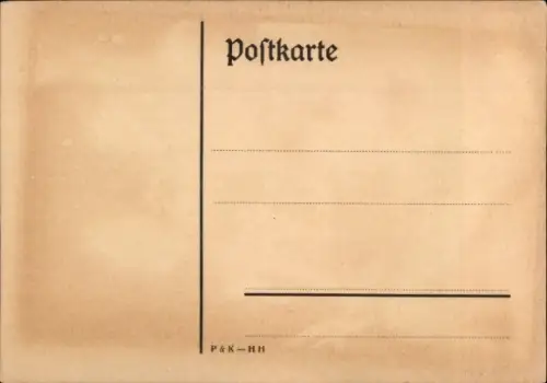 Handgemalt Ak Seelandschaft, Baum