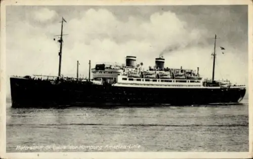 Ak Motorschiff St. Louis, Hamburg Amerika Linie, HAPAG