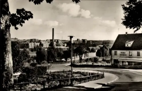 Ak  Burgkirchen an der Alz Oberbayern, Geschäft Peter Stocker, Farbwerke Hoechst, Werk Gendorf