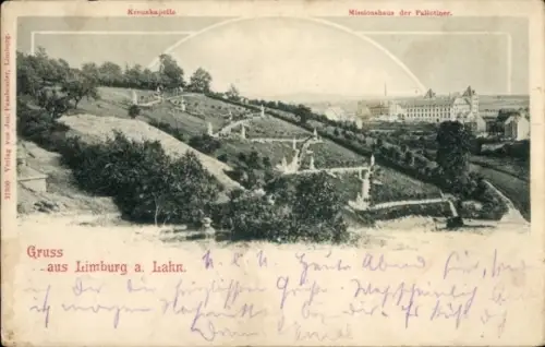 Ak Limburg an der Lahn, Kreuzkapelle, Missionshaus der Pallotiner, Limburg a. Lahn