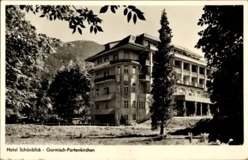 Ak Garmisch Partenkirchen in Oberbayern, Hotel Schönblick