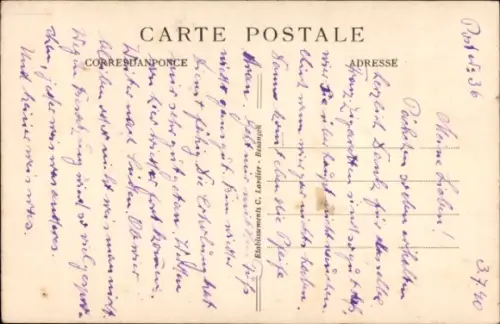 Ak Ruaux Vosges, Kirche