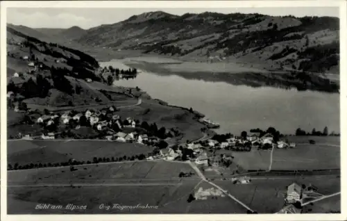 Ak Bühl am Alpsee Immenstadt im Allgäu, Landschaftsaufnahme,  Berge, See, Häuser
