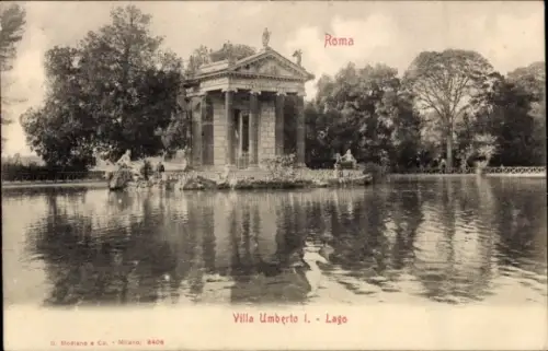 Ak Roma Rom Lazio, Villa Umberto I.