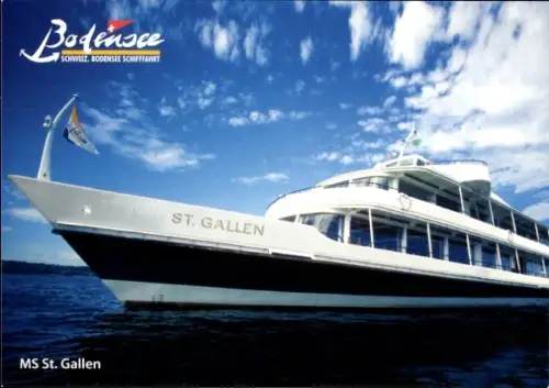 Ak Bodensee, Motorschiff St. Gallen