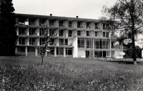 Ak Überlingen am Bodensee, Sanatorium am Bodensee, Dr. med. Otto Buchinger, Klinik für biologisch