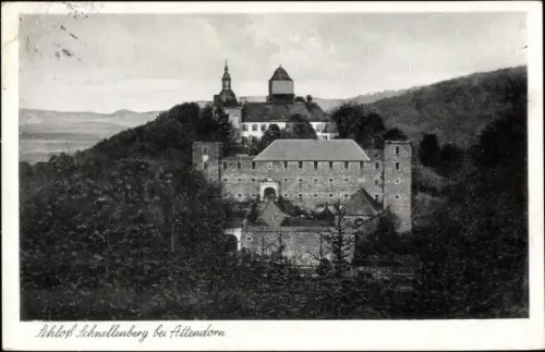 Ak Attendorn im Sauerland, Schloss Schnellenberg