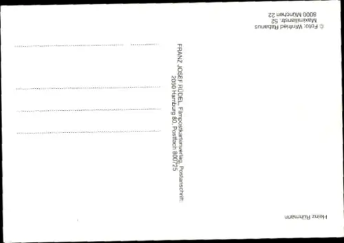 Ak Schauspieler Heinz Rühmann, Portrait, Autogramm