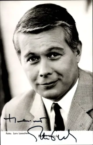 Ak Schauspieler Peter Weck, Portrait, Autogramm