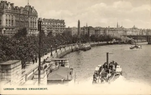 PC London City England, Thames Embankment