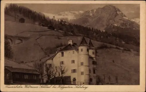 Ak Bad Hofgastein in Salzburg, Tauernbahn, Watmoser Schlist,  Salzburg, Berge im Hintergrund