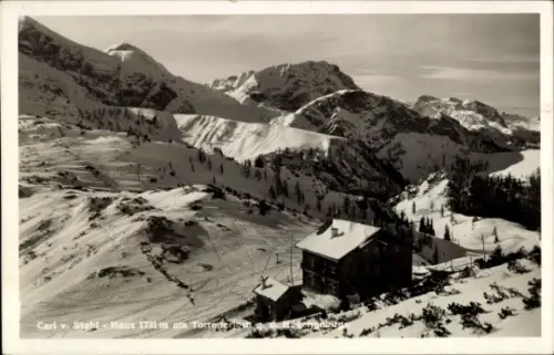 Ak Golling an der Salzach in Salzburg, Carl von Stahl Haus am Torrener Joch