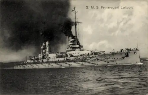 Ak Deutsches Kriegsschiff, S.M.S. Prinzregent Luitpold