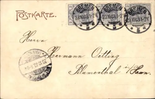 Ak Schnoor Bremen, Bürgerpark, Emmasee, Kaffeehaus, Boot auf dem Wasser