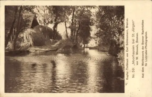 Ak Hansestadt Bremen, Moorhausen bei St. Jürgen
