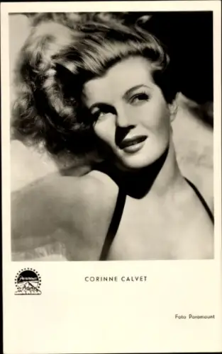Ak Schauspielerin Corinne Calvet in Peking Expreß, Portrait