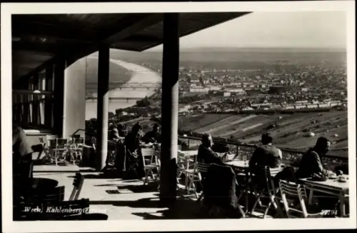 Ak Wien 19. Döbling, Kahlenbergterrasse, Landschaftsblick