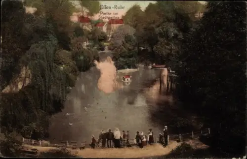 Ak Essen im Ruhrgebiet, Stadtgarten