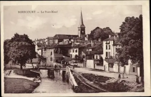 Ak Mirecourt, Lothringen, Vosges, Brücke, Le Pont-Neuf