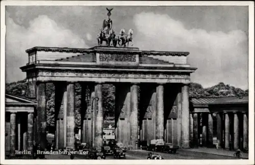 Ak Berlin Mitte, Brandenburger Tor