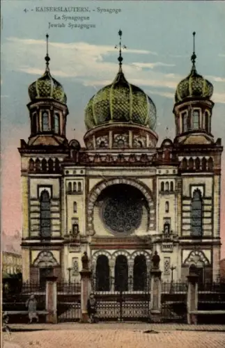 Judaika Ak Kaiserslautern in der Pfalz, Synagoge