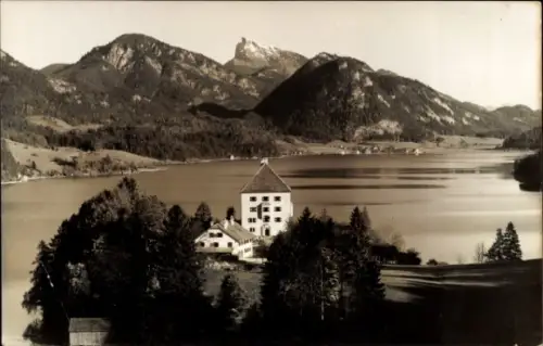 Ak Schafberg im Salzkammergut in Salzburg, Fuschlsee