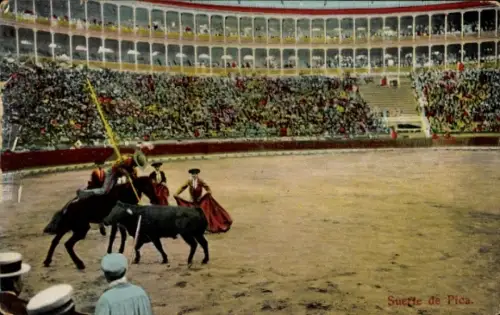 Ak Stierkampf, Suerte de Pica