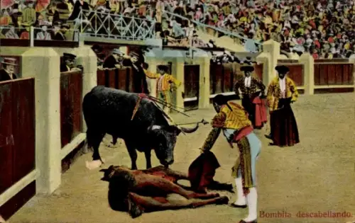 Ak Stierkampf, Bombita descabellando